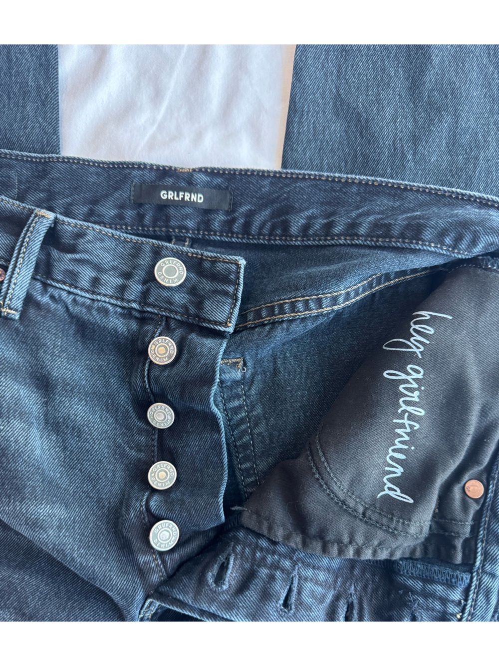 GRLFRND Devon High Rise Boyfriend Jeans Into The Abyss 28 - Picture 11 of 15